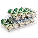 【コロコロ転がる】LAMPTOP 缶ストッカー 缶収納ラック 缶ビールホルダー 500ml缶専用 9本対応 ュース収納ラック 二重仕上げラック 折りたたみ 冷蔵庫スッキリ