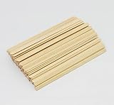使い捨て 木製スパチュラ 細 100本入り 6mm x 140mm ウッドスパチュラ へら ヘラ