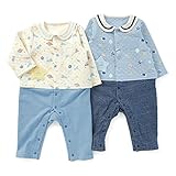 Piccolo(ピッコロ) カバーオール (70～80cm) キムラタンの子供服 (34476-164) アイボリー 70