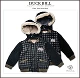 ウィンタースポーツ 高級ベロア素材モコモコ暖か裏フリースジャケット（濠Du)ブラウン（右）95cm