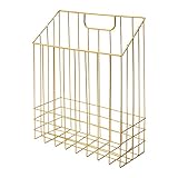 バスケット かご 収納 ファイルボックス a4 マガジンラック マガジンスタンド 雑誌 新聞 おしゃれ 可愛い ブックスタンド パンフレットスタンド アンティーク調