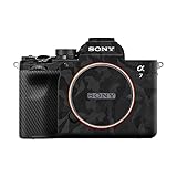 カメラ 保護レザーフィルム カメラ本体 保護フィルム Sony A7IV A7M4 A7 Mark IV カメラ 用 3M材料 ブラック迷彩