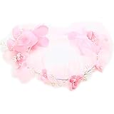 花かんむり 花冠 桜 花かんむり ピンク ヘッドドレス 髪飾り コサージュ ウエディング ドレス花冠 fhkan056pk