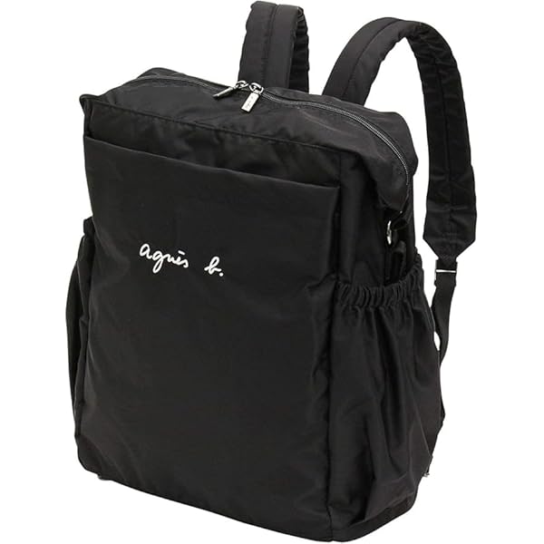 Amazon.co.jp: agnesb VUMOM-06 Backpack, Black : Clothing, Shoes