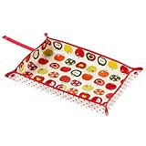 わくわくお食事タイムのベビーランチョンマット・トレイ　おしゃれリンゴのひみつ（アイボリー）　B0500500　日本製