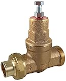 Cash Acme 23890-0045 Eb45-Ducpvc 3/4-Inch Double Union Cpvc Ends Pressure Regulating Valve, Lead Fre