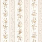 Mirage 992-68302 Lorelai Floral Stripe Wallpaper Taupe [並行輸入品]