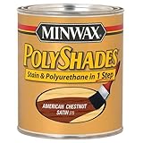 Minwax 21375 Satin Polyshades American Chestnut, 1/2-Pint [並行輸入品]