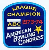 ワッペン アイロン ABCボウリング リーグチャンピオン LEAGUE BOWLING アメリカ アメカジ 刺しゅう アップリケ パッチ
