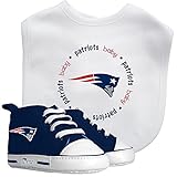 Baby Fanatic Bib with Pre-Walker, New England Patriots by Baby Fanatic