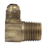 Brasscraft 49-8-8 1/2 O.D. by 1/2 -Inch Male Elbow, Rough Brass by BrassCraft
