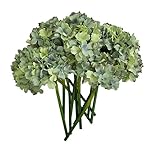 12ピースブルー&パープル紫陽花Artificial Flower Stem Set