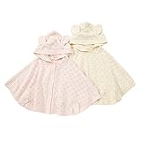 coeur a coeur (クーラクール) うさみみケープ (70～80cm) キムラタンの子供服 ピンク 70～80 (44061-161a)