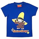 おさるのジョージ 半袖Tシャツ ベビー キッズ Curious George 子供用 男の子 夏物 fpo-tn3190-9082 100cm ブルー