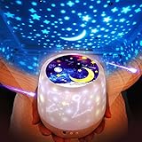 2018最新Star Night Lights for Kids,マルチ色と映画スタープロジェクタ、回転Universe constellation Star Moon Sea誕生日の投影ランプ赤ちゃ