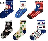 Commencer(コマンス) 6Ｐソックスパック クルーソックスタイプ 靴下 (15-17ｃｍ) (F-4)