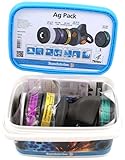 Sundstrom H05-6721M AG Pack Respirator Kit with SR 90-3 M/L Silicone Half Mask, SR 229 AM/MA Chemica