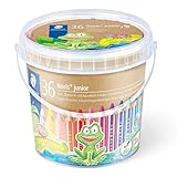 ステッドラー 色鉛筆 18色×2本 水彩色鉛筆 ノリスジュニア バケツ入り 140C 36