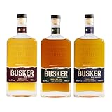 バスカー シングルポットスチル 44.3° 700ml & バスカー シングルグレーン 44.3° 700ml & バスカー シングルモルト 44.3° 700ml ≪ 飲み比べ3本セット ≫