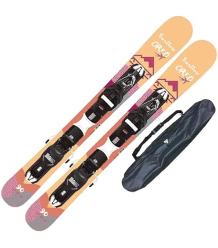 美品 SWALLOW ワイドファンスキー OREO 90 ビンディンSLR 9 Amazon | ビンディング付きショートスキー SWALLOW OREO 99 BLK+