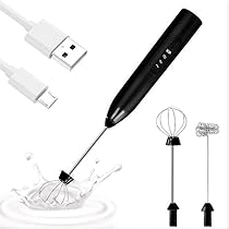 Amazon | T SHAREXE 泡立て器 電動＆ミルクフォーマー 電動 泡立て器