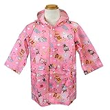 アンパンマン 総柄 レインコート 雨合羽 カッパ ANPANMAN （ピンク90cm）