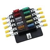 Dovewill 10ウェイ　LEDインジケータ　ブレード　ヒューズ　ヒューズホルダー　1セット