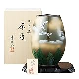 九谷焼 8号夏目花瓶 北帰行 生活用品 インテリア 雑貨 キッチン 食器 食器 top1-ds-1628382-ah [簡素パッケージ品]