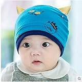 ベビー 帽子 赤ちゃん 猫 耳 新生児 出産祝い ベビー baby 春 冬 退院 セレモニー ベビー用品 バスタオル キッズ 子供 ユニセックス お出かけ 紫外線対策　 (ブルー)