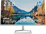 HP モニター 23.8インチ ディスプレイ フルHD 非光沢IPSパネル 超薄型 省スペース スリムベゼル HP M24fw 背面ホワイト 3年保証付き（型番：2E2Y5AA-AAAA）