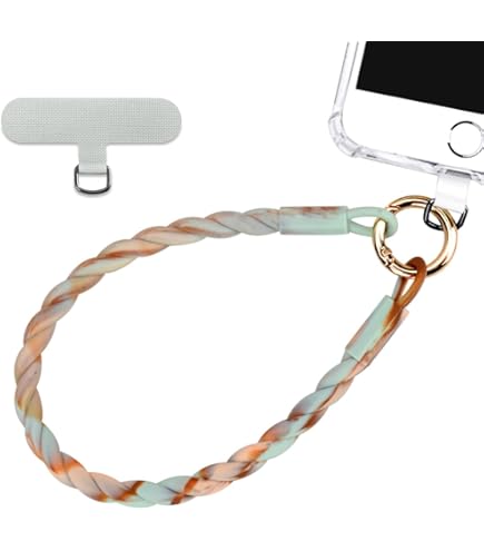 Phone Strap Wrist SEVNPRIME Phone Wrist Strap, Detachable Cellphone Lanyard Hands-Free Wristlet Bracelet Adjustable Phone Charm Grip Accessory For Women IPhone 14 Pro Max/ 13 Pro Max/ 12 Pro Max (Fine Gold
