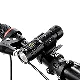 Zehui LED自転車ライトセットUSB Rechargeble、最大1000 LM超明るいipx-6防水バイクヘッドライト、テールライト、5モード出力、放電の緊急時