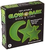 Jet Creations Glow In The Dark Moon & Stars Inflatable Wall Decor Set [並行輸入品]