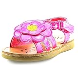 Josmo Sandal W/Flower ベビー 米国 2 ピンク バックストラップシューズ [並行輸入品]
