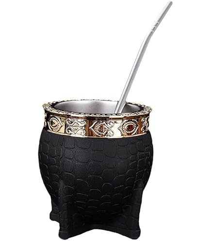 Amazon.co.jp: マテ茶カップ パラグアイティーカップ スプーンストロー