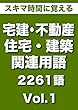 スキマ時間に覚える 「現場・実務・宅建試験対策で使える　宅建・不動産・住宅・建築関連用語 2261語｜Vol.1(500語収録）」（リフロー型）