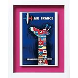 フォトフレーム 名入れプレート付 フレンチ アート シリーズサヴィニャック「AIR FRANCE」