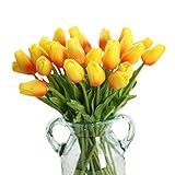 1 PC becautiful real-touch人工フェイクチューリップ花ホームウェディングパーティー One Size SFBHA32829838649