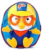 Cute Pororo Toddler Kids Backpack ;Three-dimensional face Bag (Pink,Blue choice) by Pororo