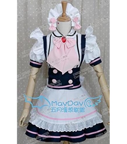 Amazon.co.jp: 七色格调 コスプレ衣装 めいどりーみん メイド服 (女性