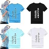 [FLIEX] レディース メンズ Tシャツ バーチャル YouTuber VTuber にじさんじ 周辺 天音かなた 印象 半袖 夏服 記念シャツ 応援服 可愛い 柔らかい 通勤 通学 運動 快適 学園祭 文化祭 夏祭り (02,L)