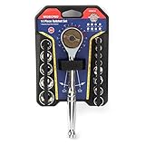 WORKPRO W003015A Gearless Ratchet Drive Set, 14-Piece [並行輸入品]