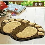 LuxBene(TM) 38x58cmバスマットバスルームのベッドラブリービッグフットマットノンスリップマット浴室台所の高品質C17用のカーペットシャワー