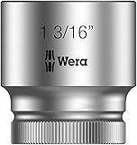 Wera Zyklop 8790 HMC 1/2 Socket, Hex head 1-3/16 x Length 37mm by Wera
