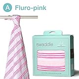 aden + anais (エイデンアンドアネイ) おくるみ 1枚 箱入り 出産祝い アフガン ベビー用品 ベビーギフト A Fluro-pink [並行輸入品]