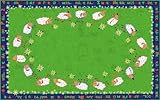 Kid Carpet Little Lambs Of God Rug 4' x 6' [並行輸入品]