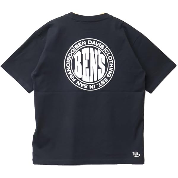 Amazon | BEN DAVIS Tシャツ ベンデイビス 2022 オーバルロゴ 発泡 