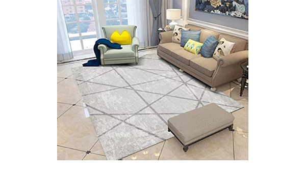 Amazon 絨毯爆撃 的 カーペット 4畳マイクラ 絨毯 スポーン 80x160cm 現代のミニマリストのリビングルームのカーペット北欧の幾何学的な床マットホームストアディスプレイカーペット洗濯機で洗えるポリエステル現代のシンプルさ ラグ カーペット オンライン通販