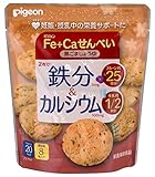 ピジョン 鉄分&カルシウム Fe+Caせんべい 黒ごましょうゆ 40g×5個