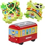 (ミキハウス)ミキハウス【箱付】パズルトレイン　赤